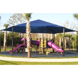 CAD Drawings Superior Recreational Products | Shade Hexagonal Hip Shade Structures
